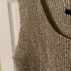 Sparkling gold tank Top